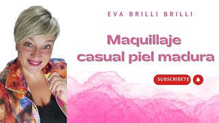 Maquillaje de otoño casual para piel madura [upl. by Paff]