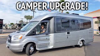 Upgrading to a Leisure Travel Vans Wonder  Camper Van Life S2E6 [upl. by Eidob]