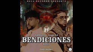 Bendiciones Remix By J Nava Music  Bad Bunny ❌️ Anuel AA  🐰❌️👹 [upl. by Aytak]