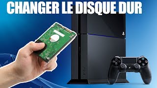 TUTO CHANGER DISQUE DUR PS4 ET TRANSFERER LES DONNÉES [upl. by Aihsikal538]