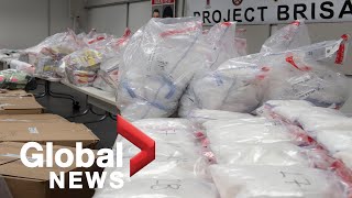 Toronto Police announce largest drug bust in the citys history 61M worth of drugs seized [upl. by Jillene]