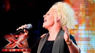 Katie Coleman makes Grimmy’s heart feel funny  Auditions Week 3  The X Factor UK 2015 [upl. by Hilel]