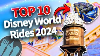 TOP 10 Rides in Disney World in 2024 [upl. by Nalyorf]