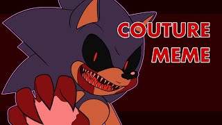 COUTURE MEME Animation 16 SONICEXE Gore and Blood [upl. by Gonroff27]