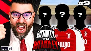 NEW LOOK TEAM  Part 9  Wembley FC FM24  Football Manager 2024 [upl. by Omrellig]