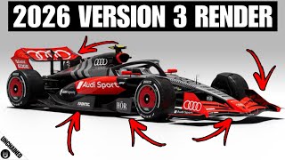 First Look At Official 2026 Render F1 Car Version 3 And Everything We Need To Know [upl. by Apple]