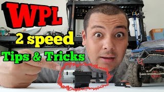 WPL 2 speed gearbox and 370 motor tips and tricks [upl. by Acsirp]