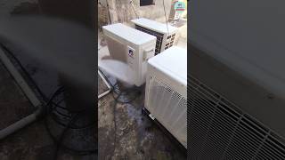 GREE AC Outdoor Cleaning  Split AC Outdoor Servicing [upl. by Robison]