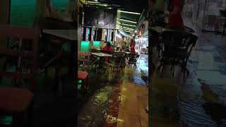 Fuengirola Málaga Spain  Nightlife Too much Rain [upl. by Eskill]