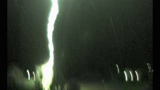 INCREDIBLE lightning strike video [upl. by Garrot5]