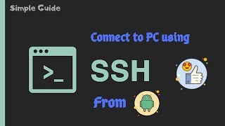 Simple SSH connect to PC using TermuxJuiceSSH [upl. by Bicknell]