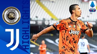 Spezia 14 Juventus  Ronaldo Scores Brace As Juventus Hit 4  Serie A TIM [upl. by Farwell]