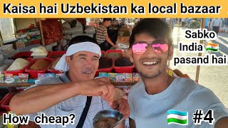 Visiting Famous Local Bazaar Of Tashkent Uzbekistan  Chorsu Market [upl. by Arundell]