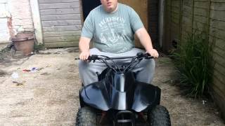 Eton wizz 50cc Quad Bike Kids and Adults [upl. by Newg]