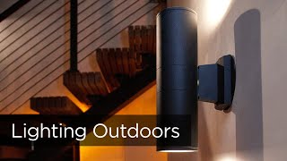 The Best Outdoor Lighting Tips  How to Light Your Outdoor Space from Lamps Plus [upl. by Edd]