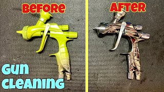 Car Painting The Complete Guide to Cleaning your Spray Gun [upl. by Sim190]