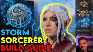 STORM SORCERER Build Guide Baldurs Gate 3 [upl. by Malsi]