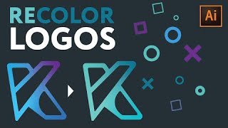 How To Change Logo Colors In Adobe Illustrator [upl. by Elianora]