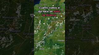 Cuantos vuelos al día hace un avión de Avianca carlosnomada aviacion vueloscolombia [upl. by Anelat686]