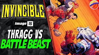 Thragg VS Battle Beast  Combate a Muerte   Invencible 115 [upl. by Nalon]