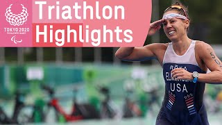 Triathlon Overall Highlights  Tokyo 2020 Paralympic Games [upl. by Stahl210]