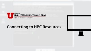 Connecting to HPC Resources [upl. by Llert111]