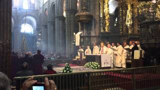 Swinging the censer at Santiago de Compostela Spain [upl. by Brackett]