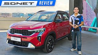 Kia Sonet  Review  Comprehensive Walkaround and Driving Experience [upl. by Etteraj]