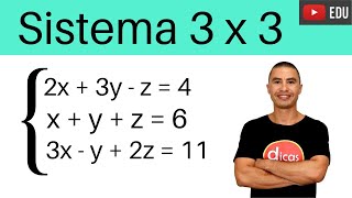 Rápido e Fácil  Sistemas Lineares 3 x 3  Escalonamento [upl. by Hauge]