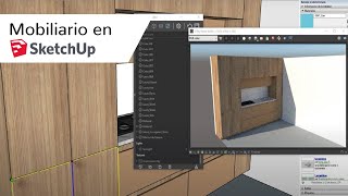 Modelar muebles en sketchup fácil y rápido [upl. by Noitsirhc]