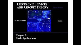 SUMMARY Electronic Devices and Circuit Theory  Chapter 2 Diode Applications [upl. by Euqinorev609]