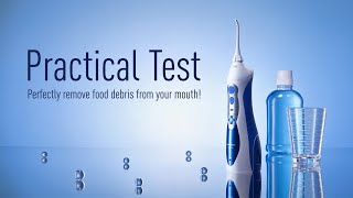 Panasonic Oral Irrigator  Practical Test [upl. by Endys]