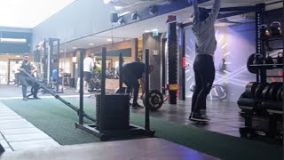 ‎nedimbedrum kankam icin 135 kg Sled Rope Pull çektim hissiyat bayaa daha ağırdı [upl. by Ahsuas]