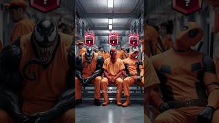 Break Out of Prison Ep 2  Rank Up  SpiderMan vs Deadpool vs Venom shorts dc [upl. by Adnovaj544]