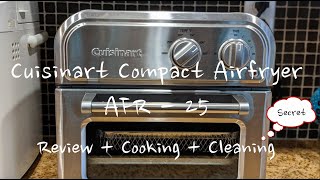 Must Watch  Cleaning Tips  Review  Cooking  Cuisinart Compact Toaster Oven Air Fryer [upl. by Eelrac768]