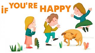 STEVE WARING  IF YOURE HAPPY  comptine en anglais pour enfant [upl. by Aneehsak993]