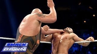 Big Show vs Cesaro SmackDown April 11 2014 [upl. by Prima28]