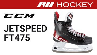 CCM JetSpeed FT475 Skate Review [upl. by Neille]