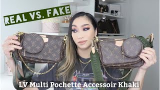 REAL vs REP Louis Vuitton Multi Pochette Accessoires Comparison [upl. by Moria796]