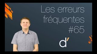 De ou d  Lélision avec quotdequot Orthographe française [upl. by Yelime]