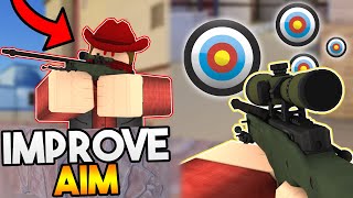 HOW To IMPROVE Your AIM In ARSENAL ROBLOX [upl. by Anitnuahs]