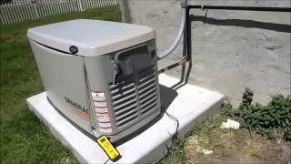 Generac Whole House Generator Install part 6 final [upl. by Airekahs]