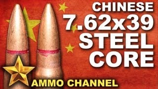 AMMOTEST Chinese 762x39 Steel Core [upl. by Nonnahs307]