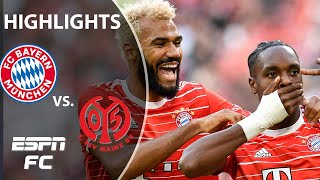 Bayern Munich vs Mainz  Bundesliga Highlights  ESPN FC [upl. by Ariec]