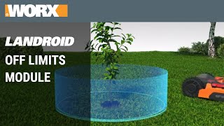 Off Limits Module  WORX Landroid robotic mower [upl. by Naloj403]