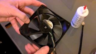 Tutorial How to lube a Computer Fan Revive old fans [upl. by Wayne]