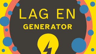 Lag en generator  UngEnergi [upl. by Tizes]