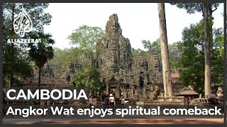 Cambodia’s Angkor Wat temple enjoys spiritual comeback as tourism recovers [upl. by Jody113]