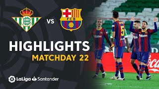 Highlights Real Betis vs FC Barcelona 23 [upl. by Madeline949]