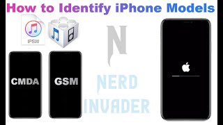 iPhone Gsm Or CDMA  How To Identify iPhoneiPad Models with IMEI  Download compatible IPSW  MEID [upl. by Aicaca935]